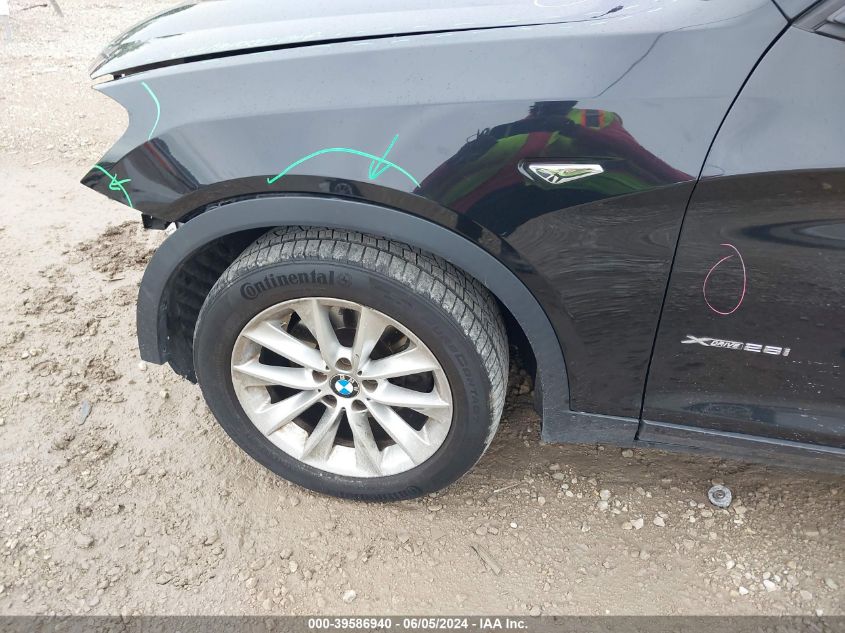 2015 BMW X3 xDrive28I VIN: 5UXWX9C52F0D44943 Lot: 39586940