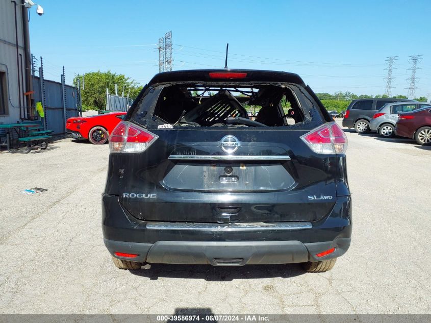 2015 Nissan Rogue Sl VIN: 5N1AT2MV5FC851579 Lot: 39586974