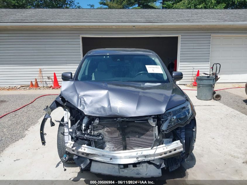 2019 Honda Pilot Ex VIN: 5FNYF6H34KB044011 Lot: 39586984