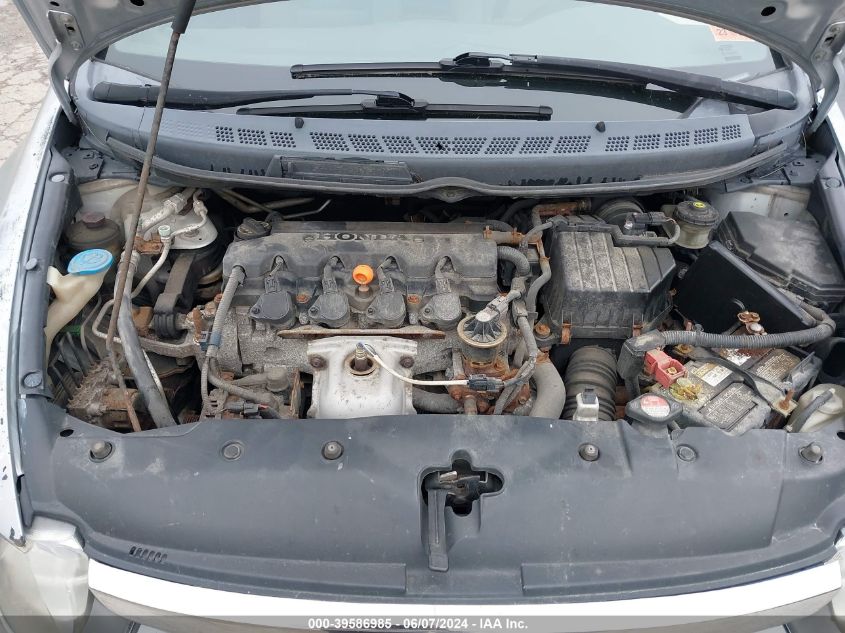 2008 Honda Civic Ex VIN: 2HGFA16898H349144 Lot: 39586985