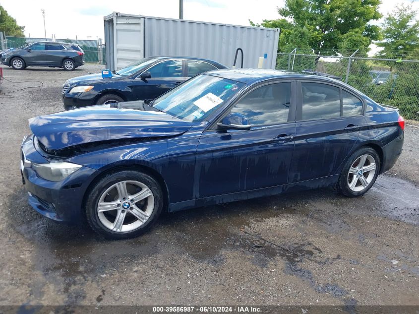 2013 BMW 320I VIN: WBA3B1C54DK130052 Lot: 39586987