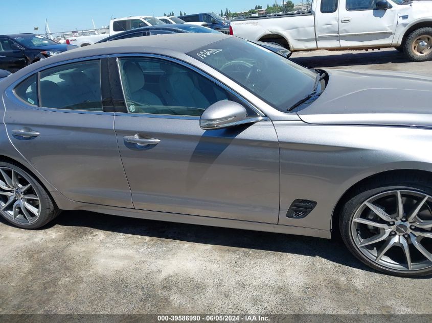 2023 Genesis G70 2.0T Awd VIN: KMTG34TA7PU130931 Lot: 39586990