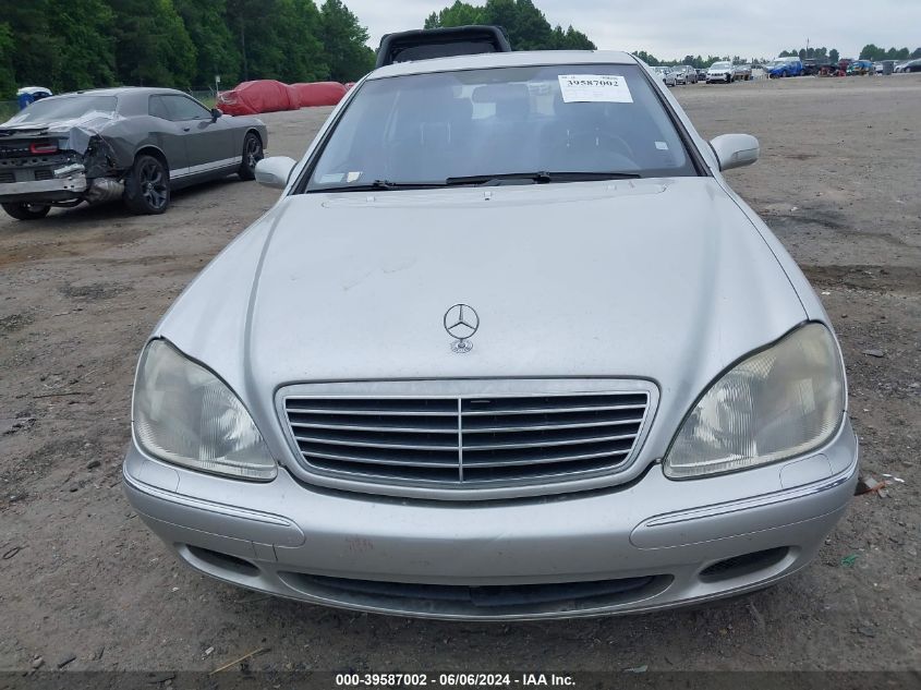 2001 Mercedes-Benz S 430 VIN: WDBNG70J71A149020 Lot: 39587002