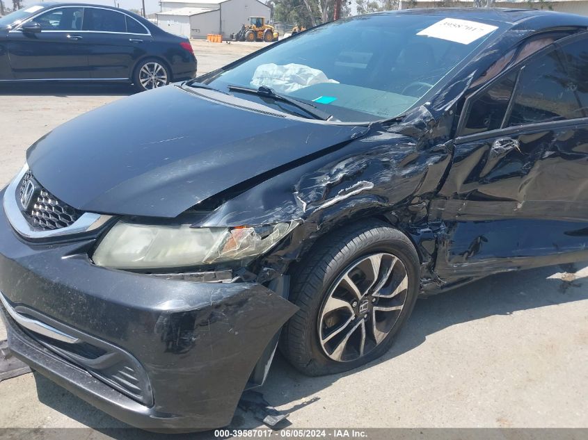 2013 Honda Civic Ex VIN: 19XFB2F84DE221501 Lot: 39587017