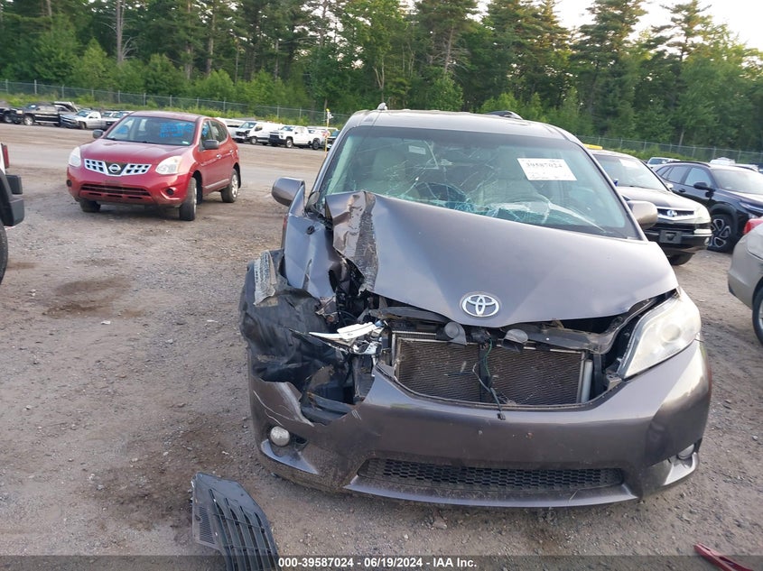 2012 Toyota Sienna Xle V6 8 Passenger VIN: 5TDYK3DC4CS231262 Lot: 39587024