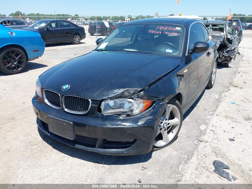 2010 BMW 128I VIN: WBAUP7C58AVK77493 Lot: 39587065