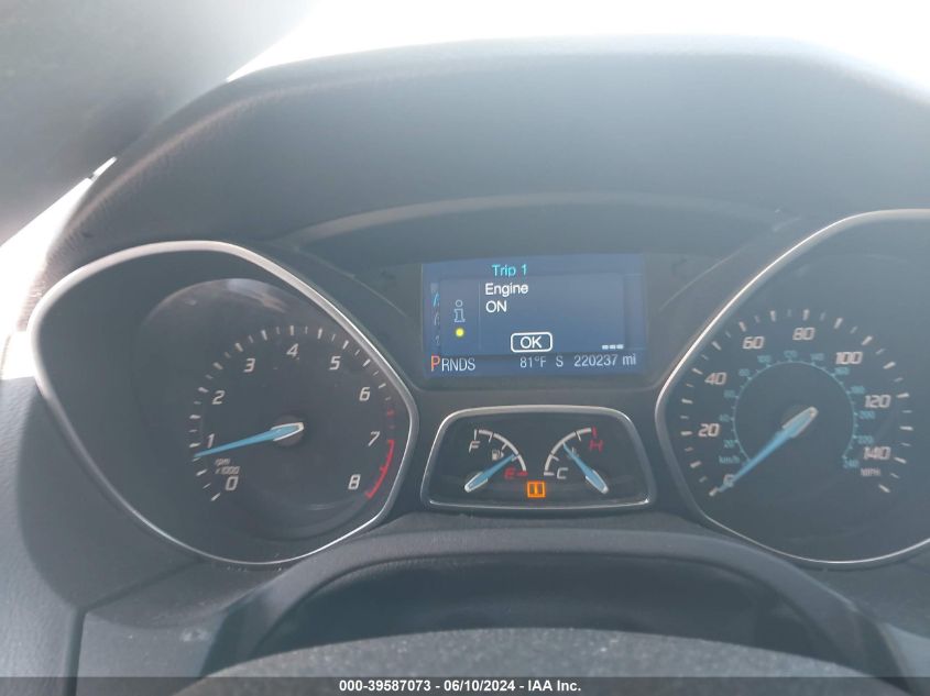 2013 Ford Focus Se VIN: 1FADP3K29DL337323 Lot: 39587073