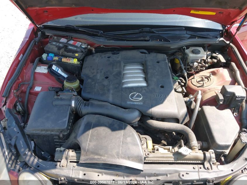 1999 Lexus Gs 400 VIN: JT8BH68X3X0013694 Lot: 39587077