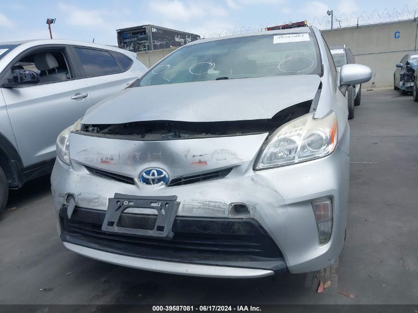 2015 Toyota Prius VIN: JTDKN3DUXF0445475 Lot: 39587081