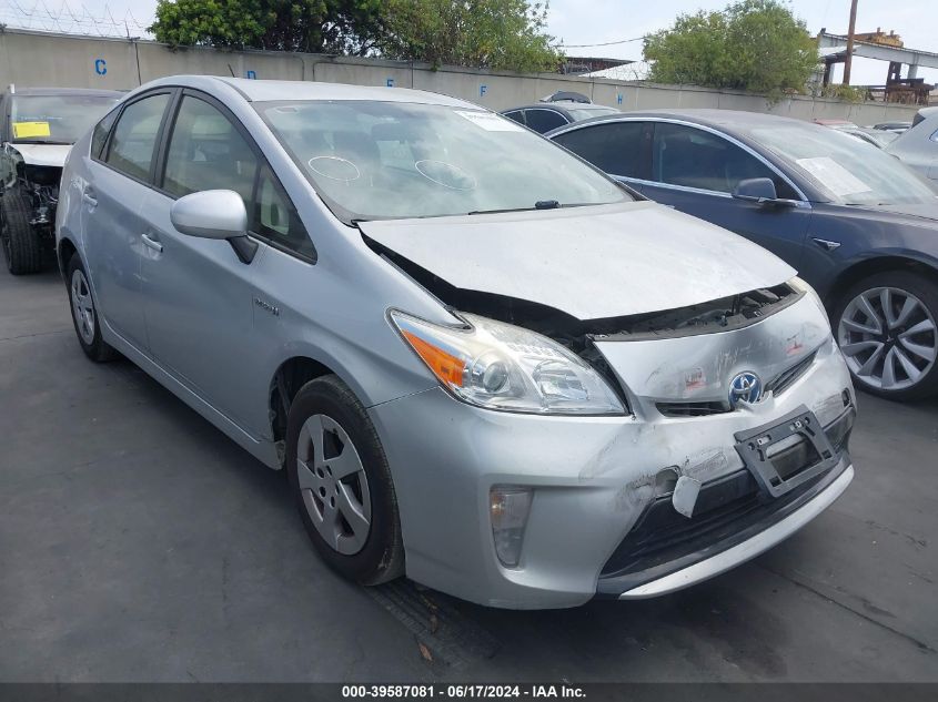 2015 Toyota Prius VIN: JTDKN3DUXF0445475 Lot: 39587081