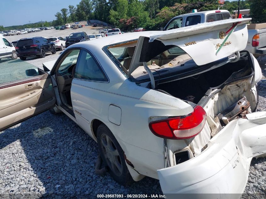 2000 Toyota Camry Solara Sle V6 VIN: 2T1CF28P9YC376528 Lot: 39587093