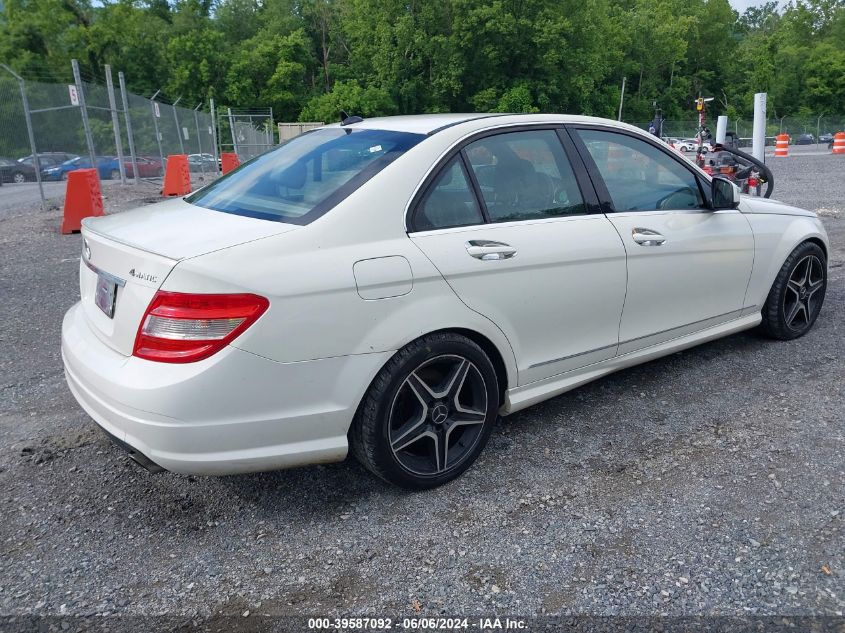 WDDGF81X18F130679 | 2008 MERCEDES-BENZ C 300