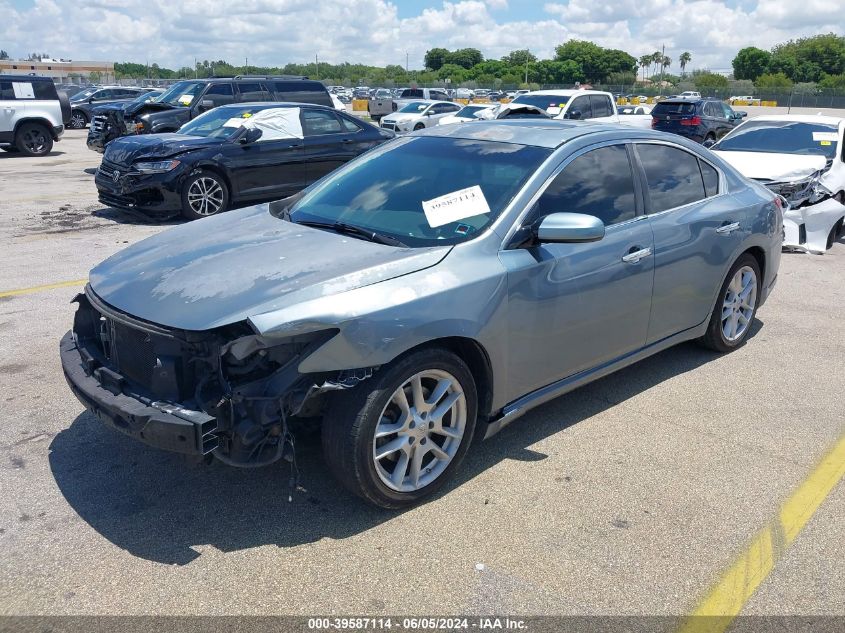 2010 Nissan Maxima 3.5 S VIN: 1N4AA5AP1AC817641 Lot: 39587114