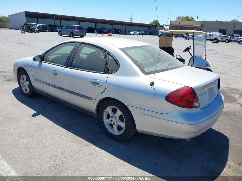 2001 Ford Taurus Lx VIN: 1FAFP52U81G159687 Lot: 39587117