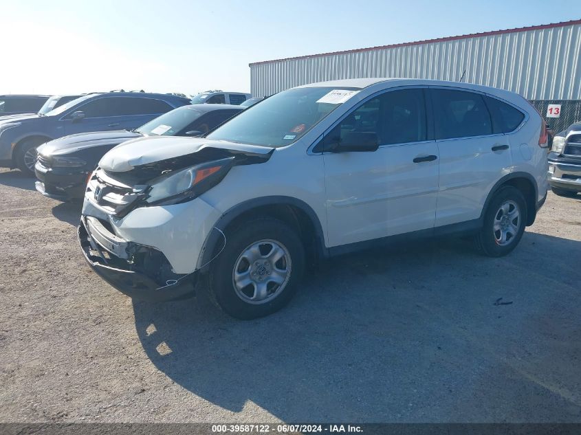 2014 Honda Cr-V Lx VIN: 5J6RM3H3XEL040825 Lot: 39587122