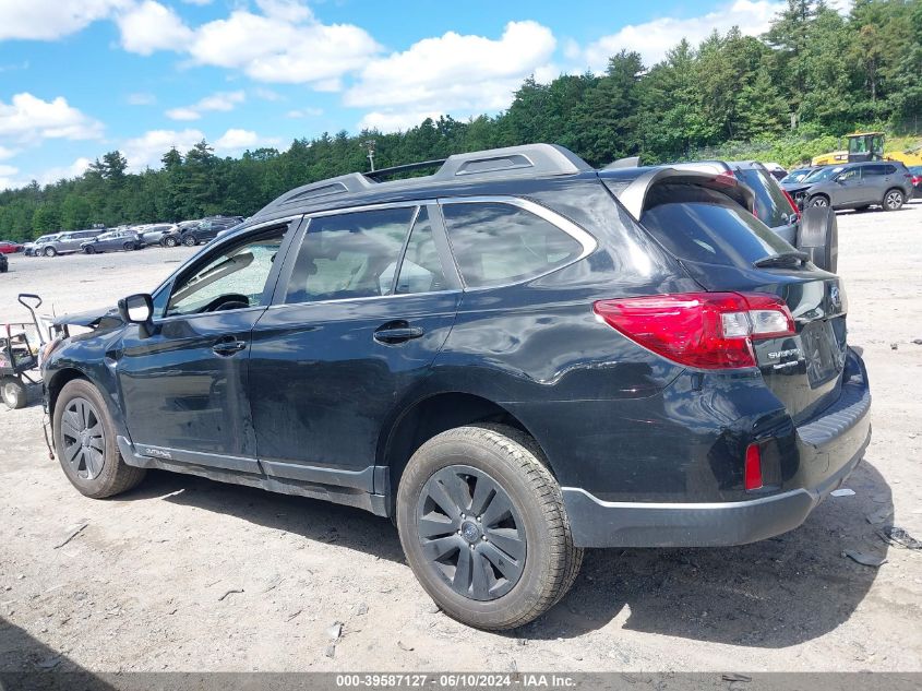 2017 Subaru Outback 2.5I Premium VIN: 4S4BSADCXH3409142 Lot: 39587127