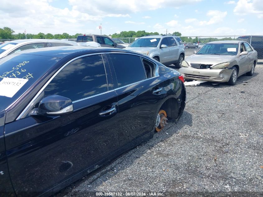 2016 Infiniti Q50 3.0T Red Sport 400 VIN: JN1FV7AR8GM450504 Lot: 39587132