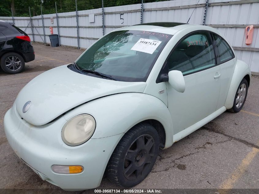 2002 Volkswagen New Beetle Gls VIN: 3VWCB21C92M454675 Lot: 39587134