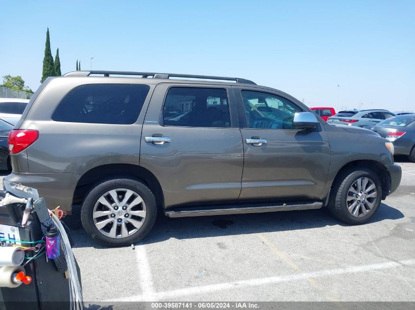 5TDZY68A88S014317 2008 Toyota Sequoia Limited 5.7L V8