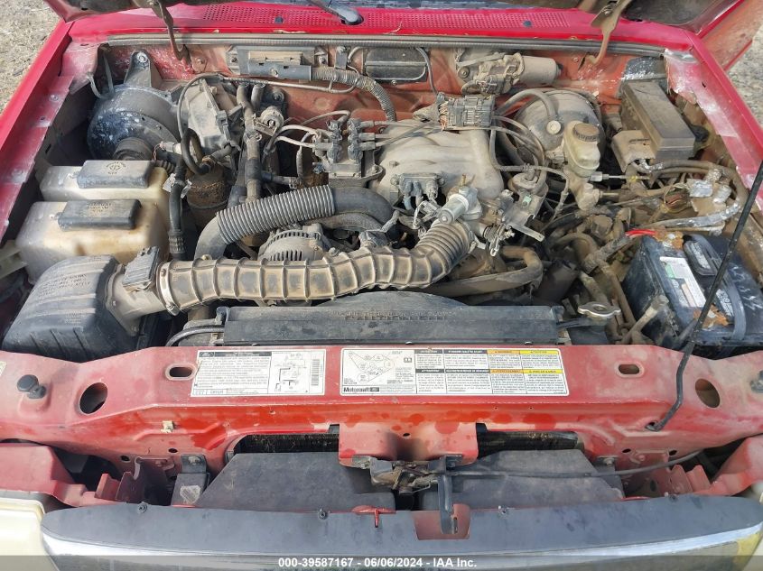 1998 Ford Ranger Splash/Xl/Xlt VIN: 1FTYR10U5WUC38557 Lot: 39587167