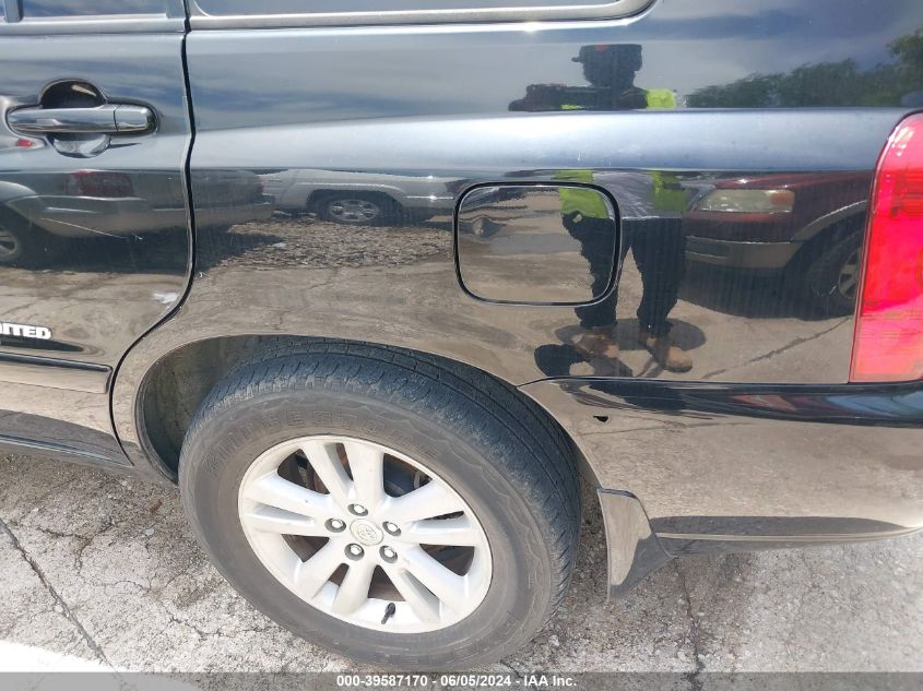 2006 Toyota Highlander Hybrid Limited V6 VIN: JTEDW21A060016464 Lot: 39587170