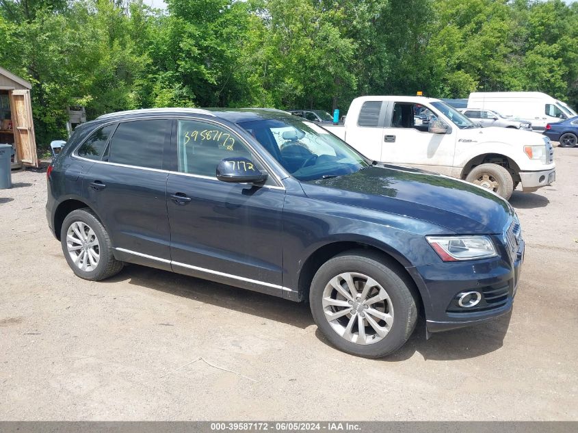 2013 Audi Q5 2.0T Premium VIN: WA1LFAFP8DA076985 Lot: 39587172