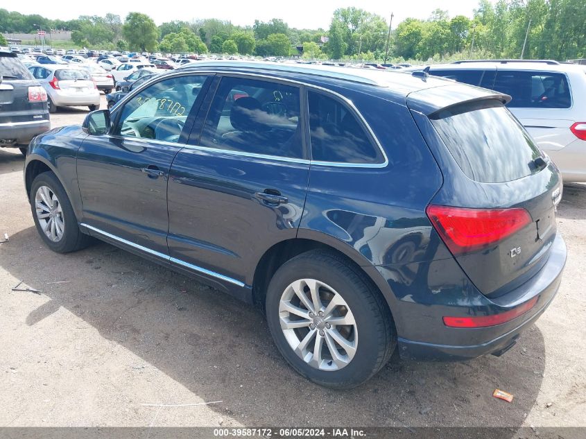 2013 Audi Q5 2.0T Premium VIN: WA1LFAFP8DA076985 Lot: 39587172