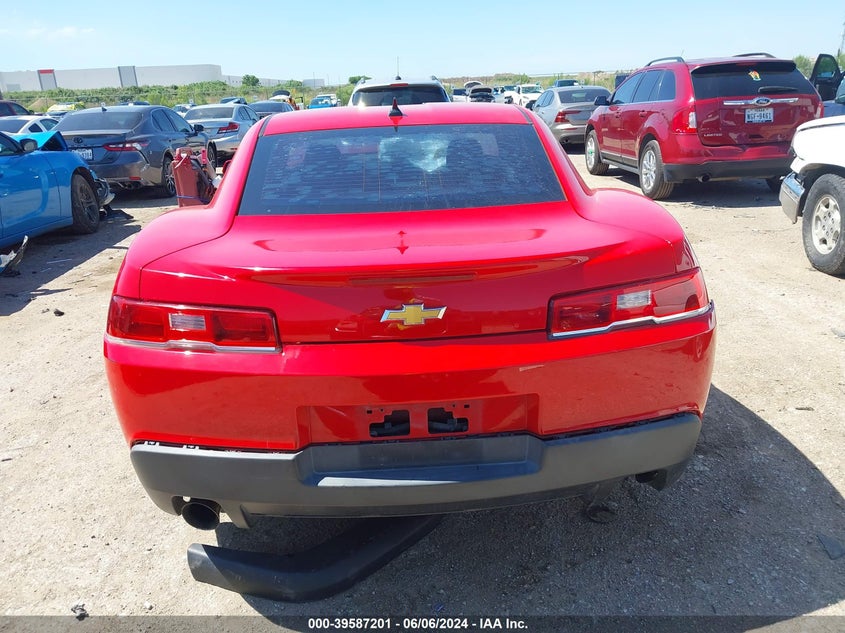2015 Chevrolet Camaro 2Ls VIN: 2G1FB1E32F9176004 Lot: 39587201