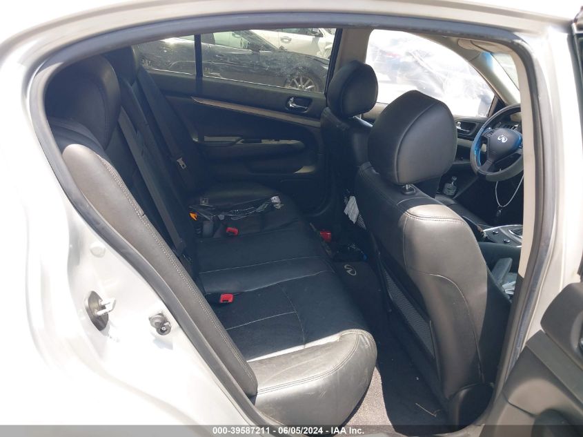 2010 Infiniti G37 Journey VIN: JN1CV6AP9AM405011 Lot: 39587211