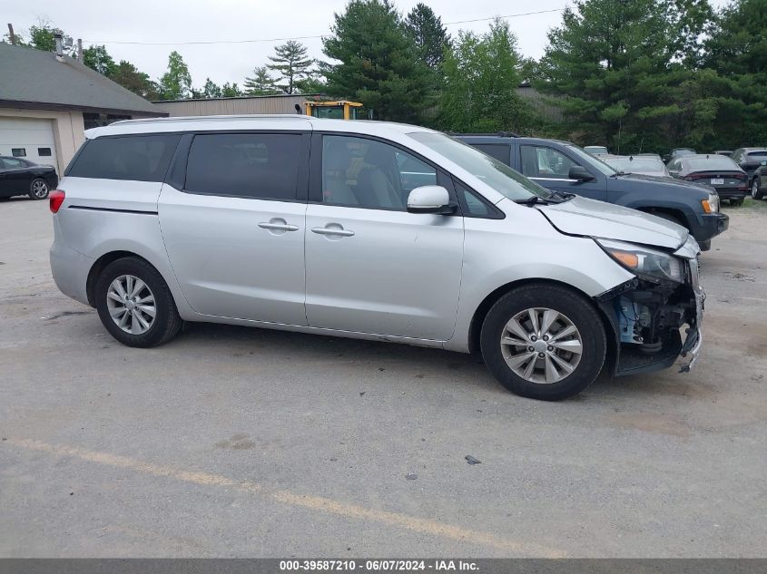 2015 Kia Sedona Lx VIN: KNDMB5C11F6057133 Lot: 39587210