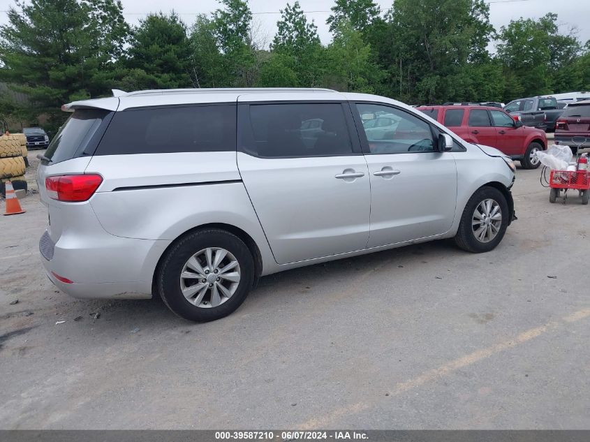 2015 Kia Sedona Lx VIN: KNDMB5C11F6057133 Lot: 39587210