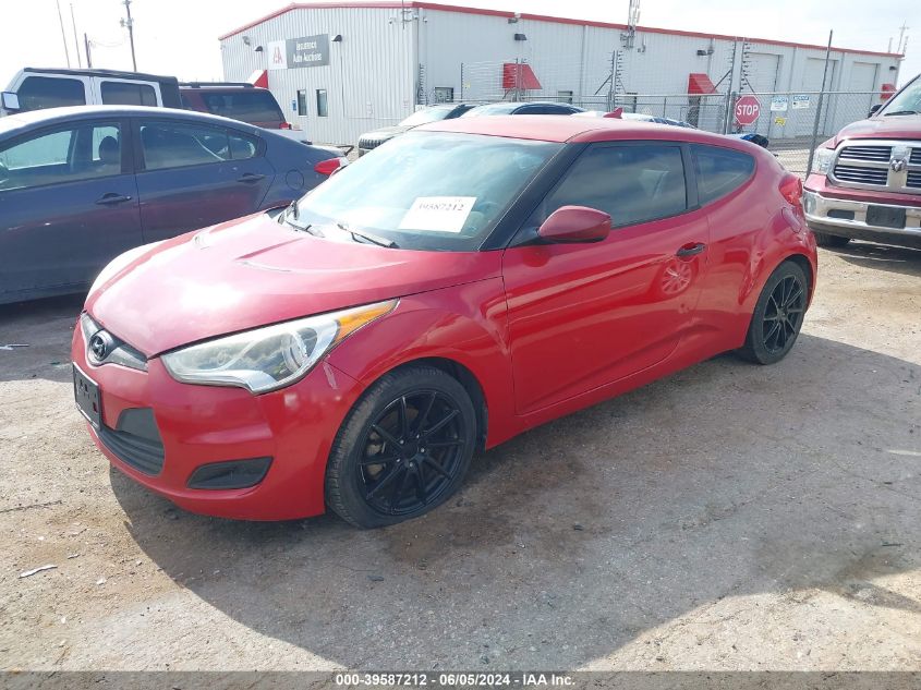 2013 Hyundai Veloster VIN: KMHTC6AD5DU145392 Lot: 39587212