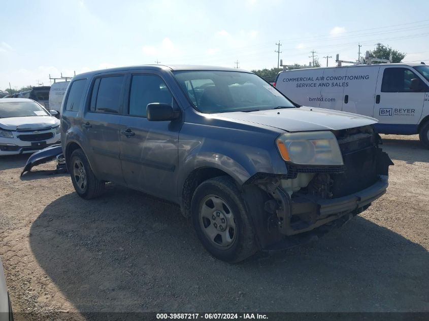 2014 Honda Pilot Lx VIN: 5FNYF3H27EB002684 Lot: 39587217