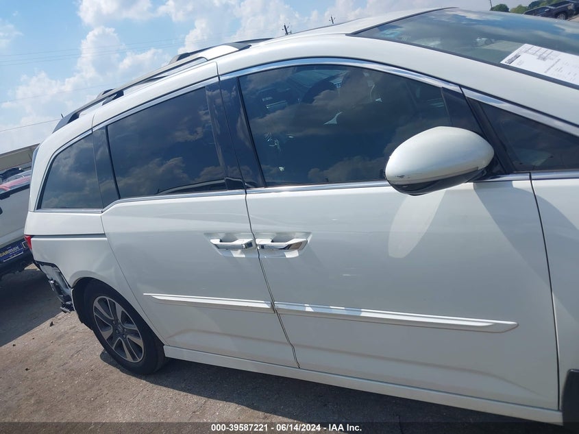 2014 Honda Odyssey Touring/Touring Elite VIN: 5FNRL5H95EB087577 Lot: 39587221