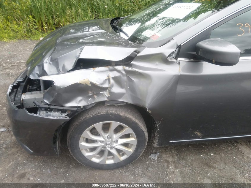 2018 Nissan Sentra Sv VIN: 3N1AB7AP0JL633611 Lot: 39587222