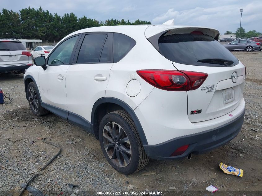 2016 MAZDA CX-5 GRAND TOURING - JM3KE4DY2G0625258