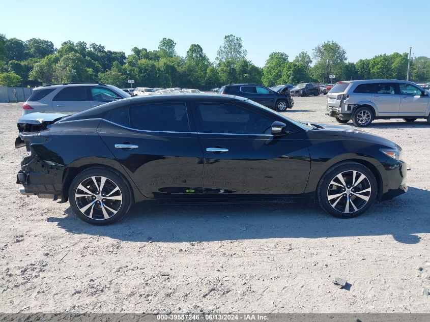 2018 Nissan Maxima 3.5 Sl VIN: 1N4AA6AP7JC398782 Lot: 39587246