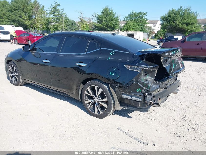 2018 Nissan Maxima 3.5 Sl VIN: 1N4AA6AP7JC398782 Lot: 39587246