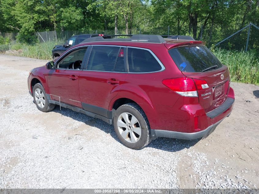 2011 Subaru Outback 2.5I Limited VIN: 4S4BRBLC6B3437210 Lot: 39587268