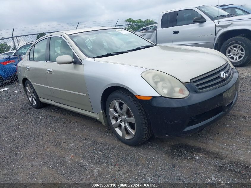 2005 Infiniti G35X VIN: JNKCV51F15M315595 Lot: 39587310