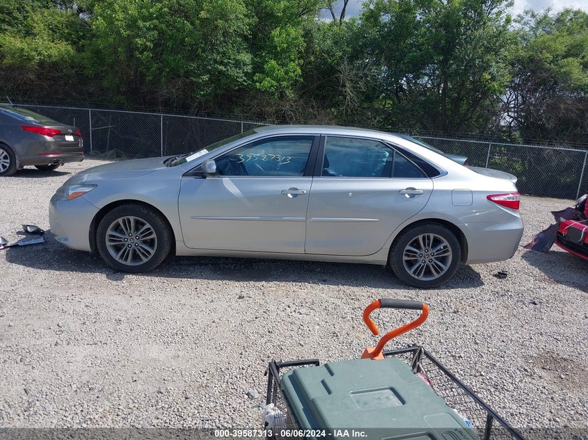 2016 Toyota Camry Se VIN: 4T1BF1FK7GU177889 Lot: 39587313