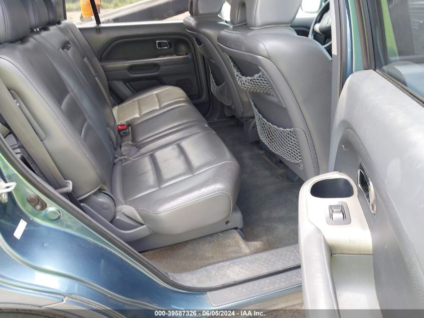 2006 Honda Pilot Ex-L VIN: 5FNYF18546B001055 Lot: 39587326