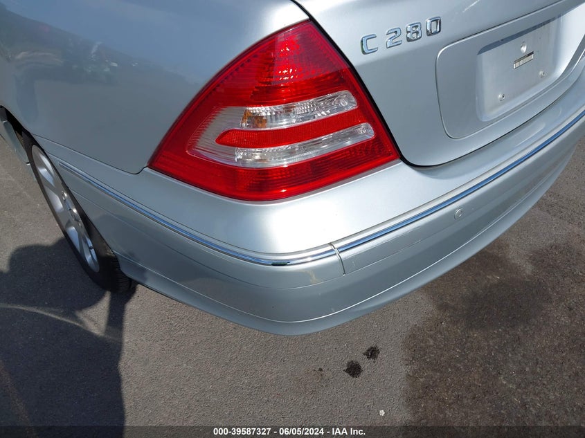 2006 Mercedes-Benz C 280 Luxury VIN: WDBRF54H36A826829 Lot: 39587327