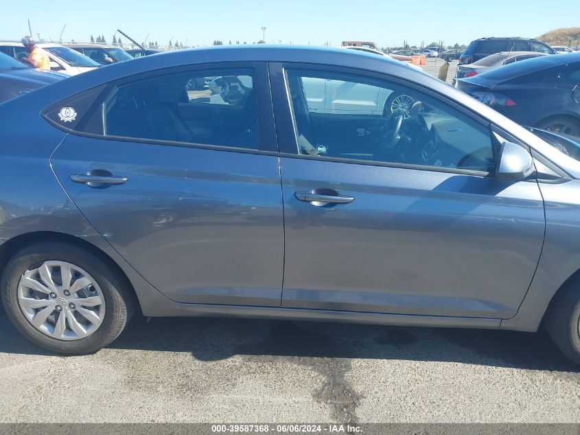 2020 Hyundai Accent Se VIN: 3KPC24A61LE097822 Lot: 39587368