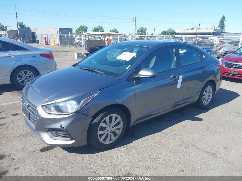 2020 Hyundai Accent Se VIN: 3KPC24A61LE097822 Lot: 39587368