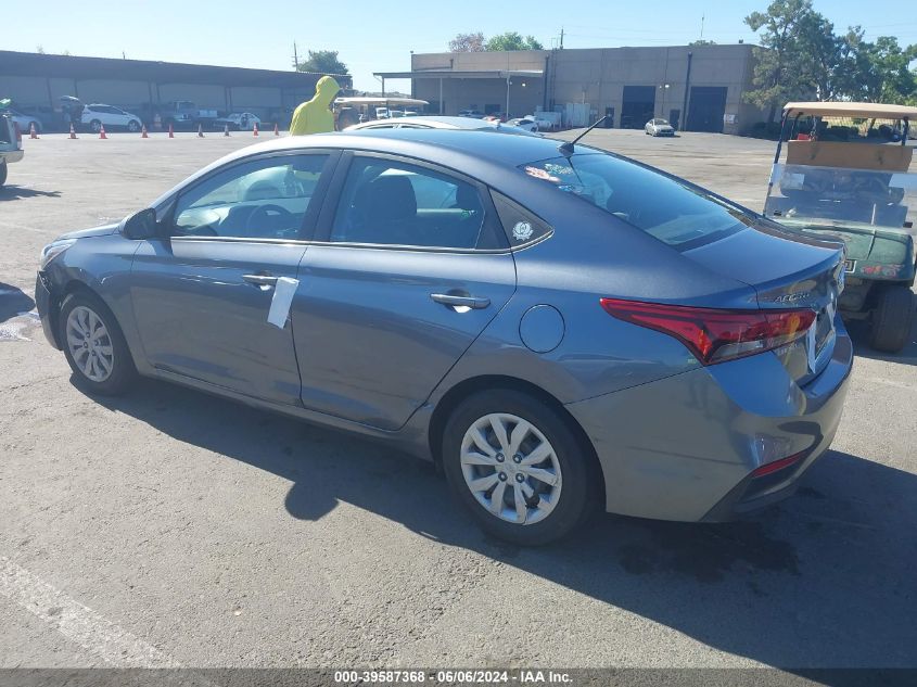 2020 Hyundai Accent Se VIN: 3KPC24A61LE097822 Lot: 39587368