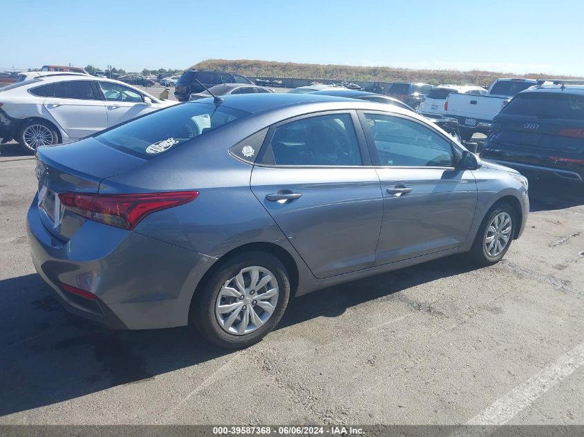 2020 Hyundai Accent Se VIN: 3KPC24A61LE097822 Lot: 39587368