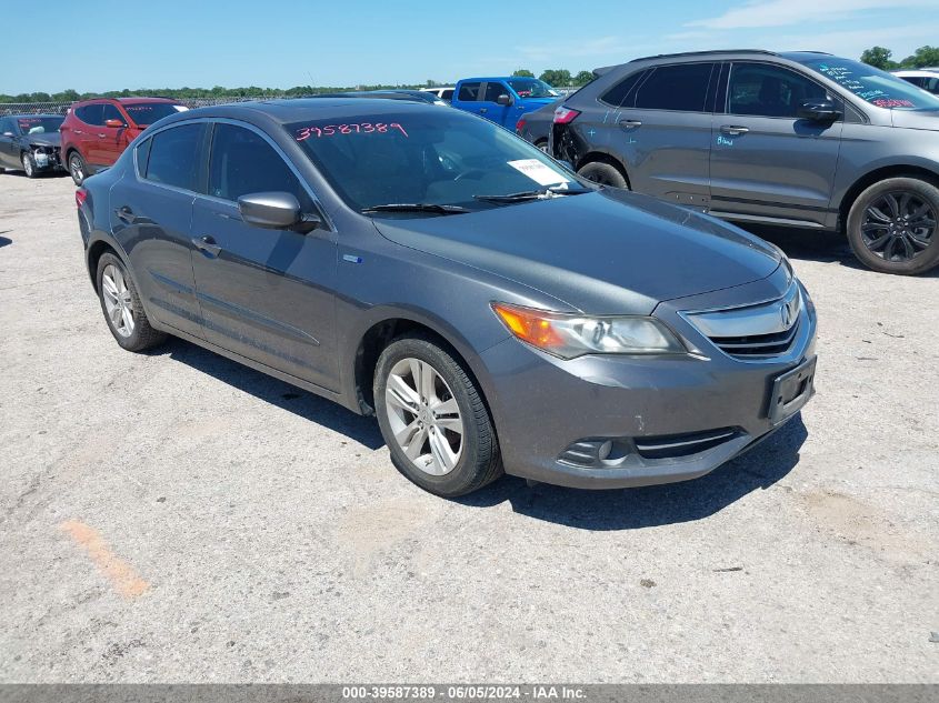 2013 Acura Ilx Hybrid 1.5L VIN: 19VDE3F77DE301010 Lot: 39587389