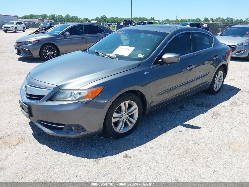 2013 Acura Ilx Hybrid 1.5L VIN: 19VDE3F77DE301010 Lot: 39587389