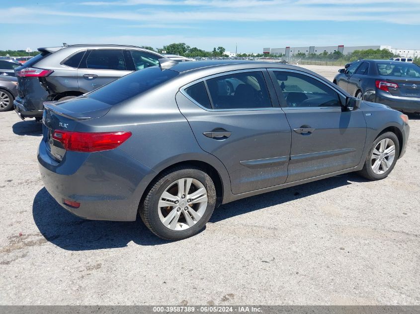 2013 Acura Ilx Hybrid 1.5L VIN: 19VDE3F77DE301010 Lot: 39587389